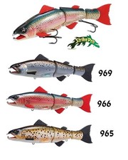 trota swimbait hardbait esca artificiale snodato pesca spinning luccio