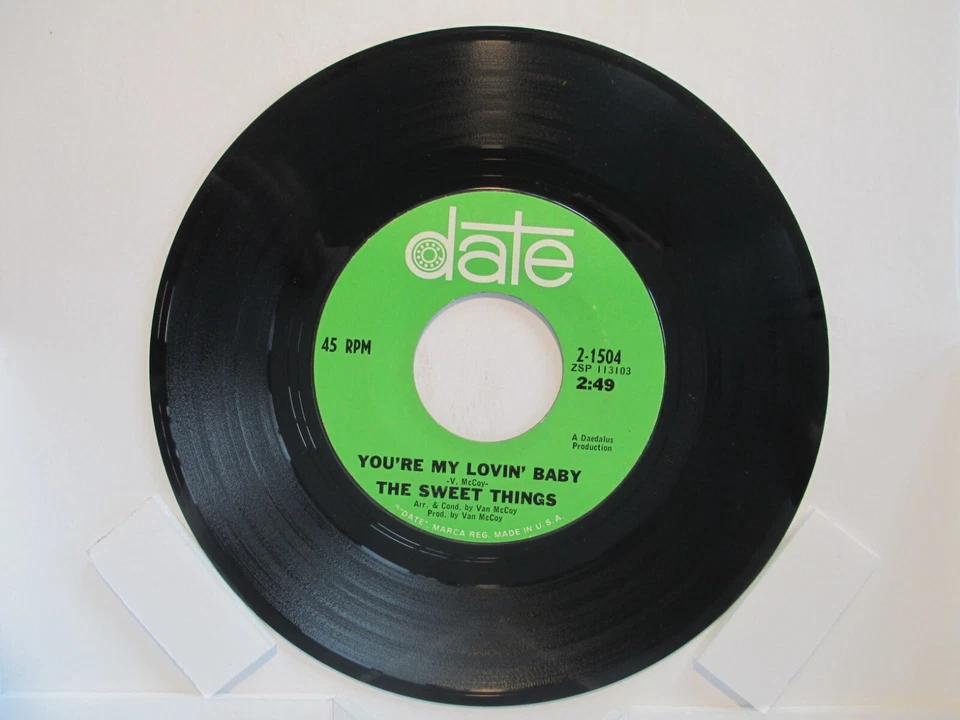 2-1504 The Sweet Things DATE Records  45 RPM Record   307B35 - Image 2 of 3