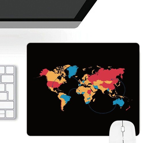 Mata pod mysz 6mm Zwykła tkanina Antypoślizgowa pianka PC Desktop Compter Laptop - Zdjęcie 12 z 29