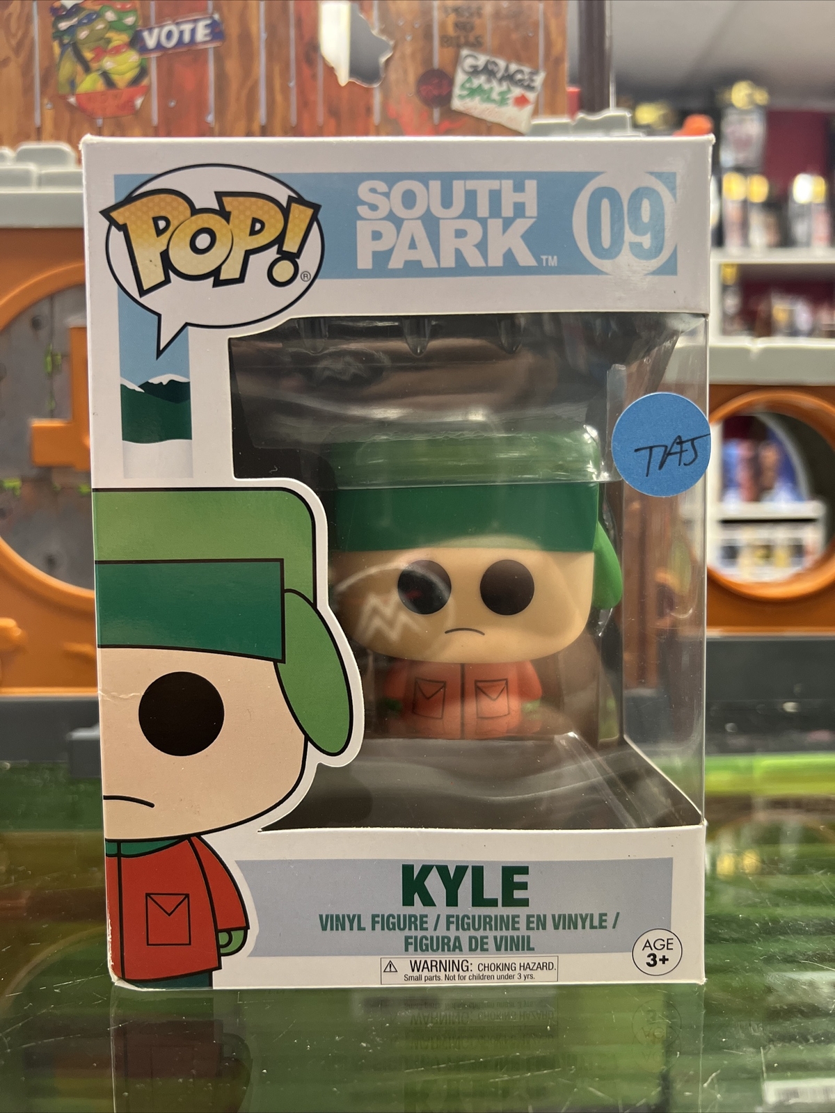 Sale Funko Pop! Television Animation South Park Kyle Broflovski #9 Damaged Box