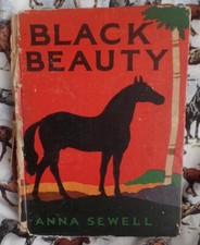Vintage Black Beauty Anna Sewell Horse Book Illustrated B/W Plate McLouglin Bros