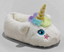 Toddler Girls' Raylee Unicorn Bootie Slippers White - Cat Jack - SIZE S 5/6