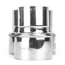 Reducer Ducting Pipe Connector Adaptor Chimney Flue Liner Stainless Steel 