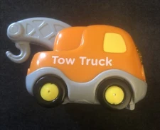 V-tech Go Go Smart Wheels Tomy the Talking Tow Truck w Lights Sounds Tested Toy