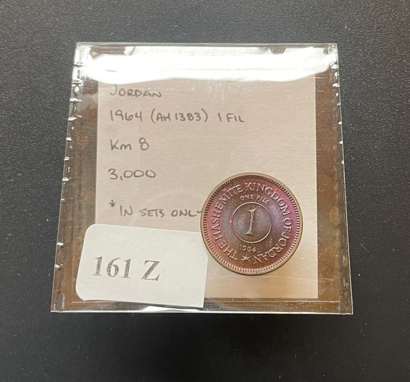 1964 Jordan 1 Fils GEM UNC TONED Low Mintage 3000 Rare AH 1383