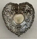 New ListingVintage Gorham Sterling Silver Footed Chantilly Heart Trinket Dish--#966--70g