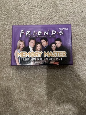 Friends Memory Master Card Game Aquarius 4 Players Age 6+ 30 Min Play NEW/Sealed