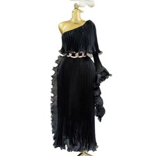 Fashionable One-shoulder Elegant Evening Dress