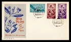 DR WHO 1964 SPANISH RIO MUNI FDC FLOWER STAMP DAY COMBO 1PTA R24817