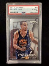 2014 Panini Prizm Stephen Curry PSA 10 #92 Golden State Warriors 