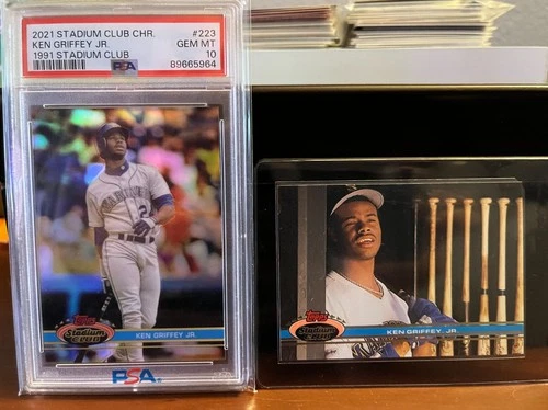 2021 Stadium Club Chrome #223 '91 Design Variation - Ken Griffey Jr. *PSA 10*