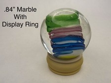 Glass Marble With Display Included lot 8445