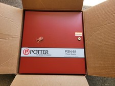NEW POTTER PSN-64 6 AMP 4 CIRCUIT FIRE ALARM POWER SUPPLY PANEL 3006436