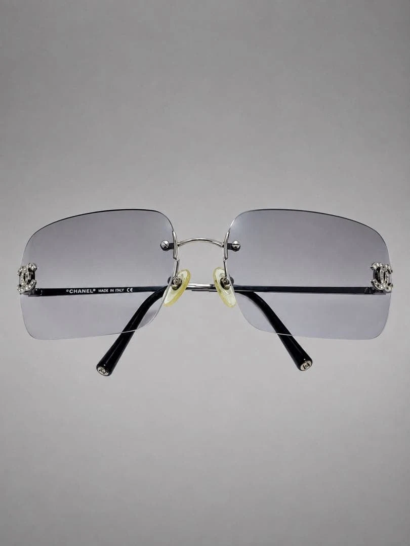 CHANEL Rimless Mirrored Sunglasses for Women for sale | eBay