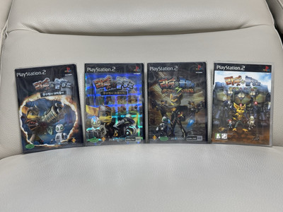 SUPER RARE Korean Ratchet & clank 1 2 3 4 PS2 Korean Version All