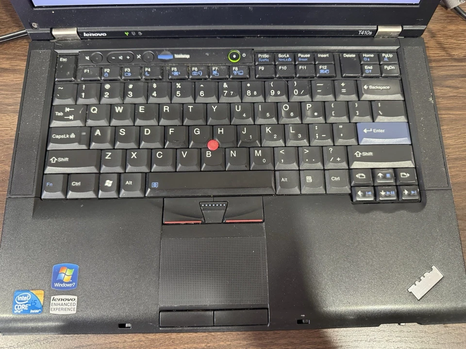 "Laptop Lenovo ThinkPad T410s - Intel Core i5 - 14"" - Para piezas/reparación - bloqueo del BIOS" Foto 3 de 4