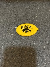 Vintage University Of Iowa Squeeze Coin Pouch Iowa Hawkeyes