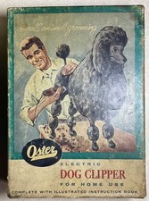 Vintage Oster & Wahl 916 Electric Dog Clippers w/Manuals & Box Made in USA