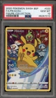 Pokemon Pikachu Figure Coll. Black Star Full Art Promo SWSH020 PSA 10 Gem Mint
