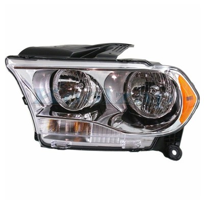 CAPA for 2011-2013 Durango Front Left Headlight Amber & Clear Plastic C