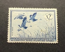 WTDstamps - #RW22 1955 - US Federal Duck Stamp - Mint OG NH