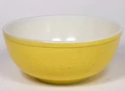 Vintage 1940’s PYREX Yellow Mixing Bowl 4 Qt 10”  T.M. REG U.S. PAT OFF