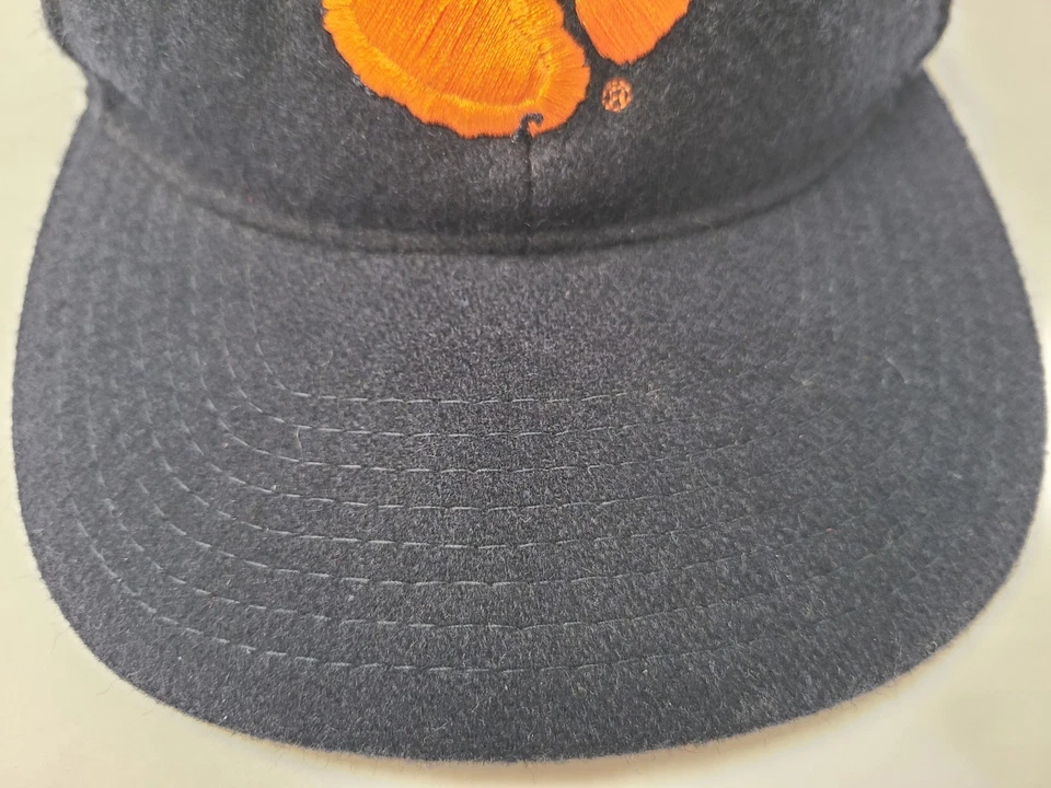 Clemson University Tigers Zephyr Fitted (Seems 7 3/8) Hat Cap Wool Men NCAA Blue - Image 3 of 4