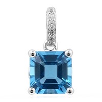 Marambaia Topas Rhodium-Silber-AnhäNger