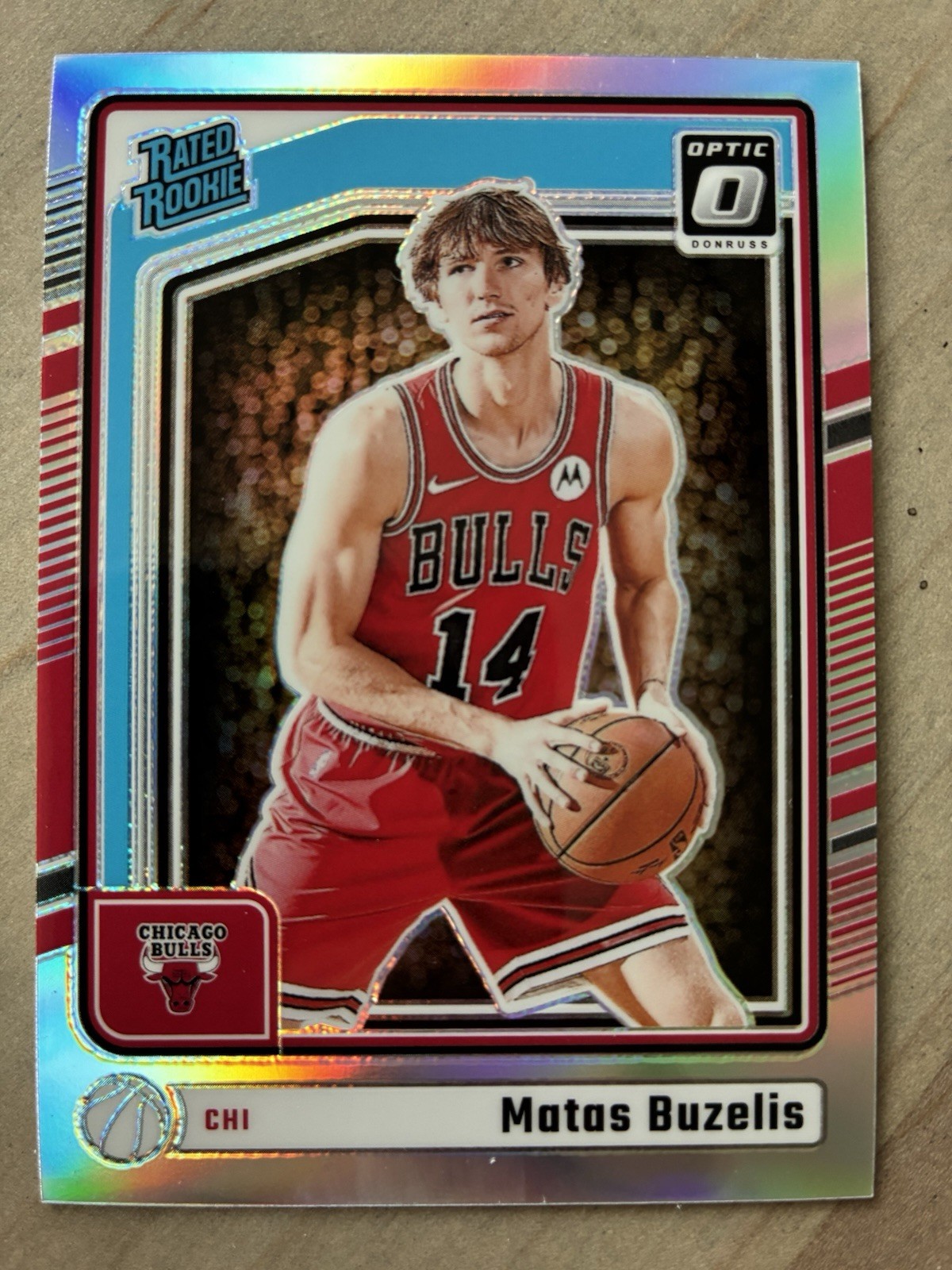 2024-25 Panini Donruss Optic - Rated Rookie Matas Buzelis #271 Holo Prizm (RC)