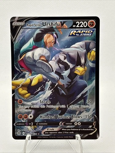 Pokemon Brilliant Stars Rapid Strike Urshifu V TG20/TG30 Trainer Gallery Holo NM