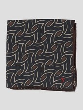 NEW ISAIA MULTICOLOR SILK POCKET SQUARE ONE SIZE I329