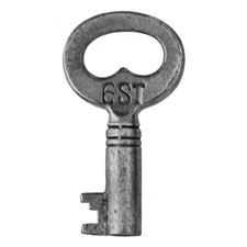 6ST CORBIN Steamer TRUNK KEY 1½" - Antique Key Corbin Key Vintage Key - ref.k872