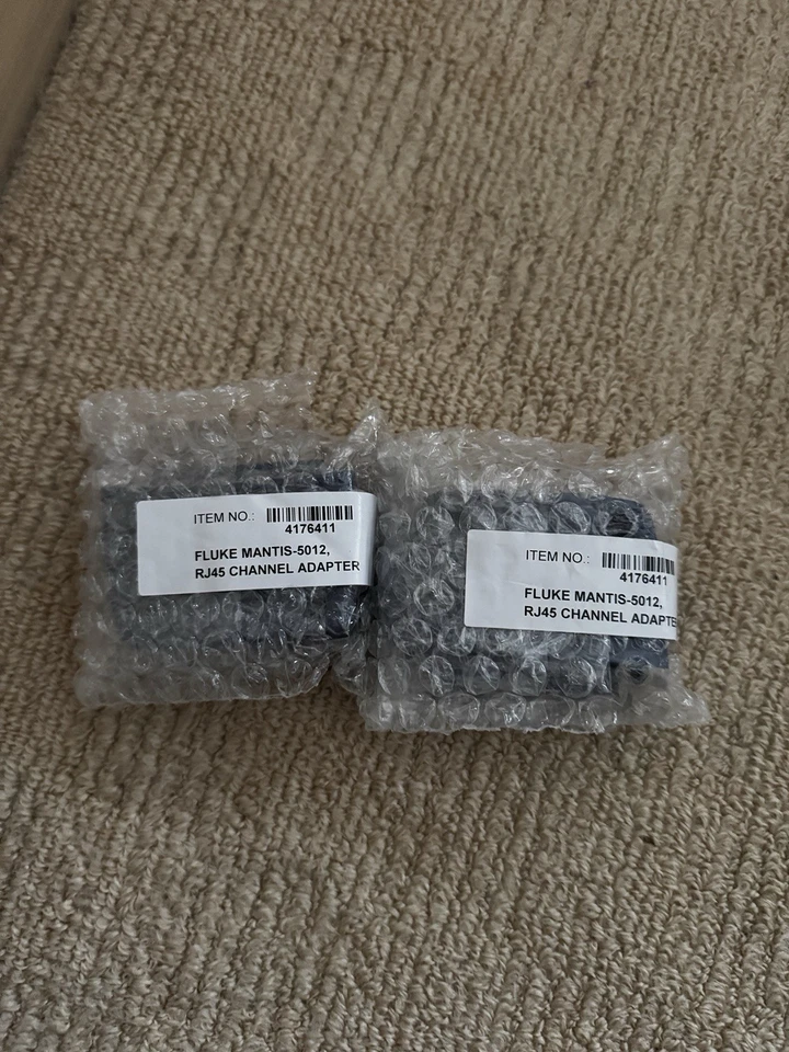 Fluke DSX-CHA004 – Replacement Cat6A/ Class Ea Channel Adapter - Image 2 of 4