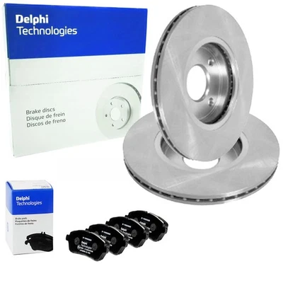 DELPHI Discos de Freno + Pastillas Delant. Apto para Ford Transit/Tourneo - Imagen 1 de 3