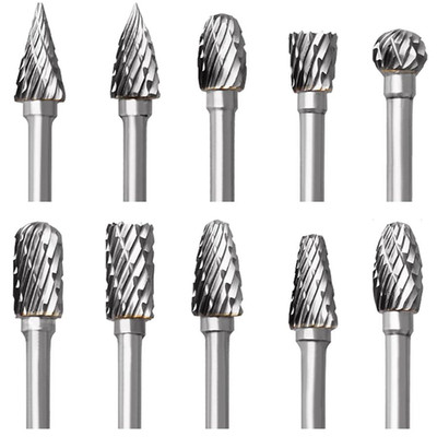 Carbide Burr Set Dremel 10 Stück 1 8 Zoll 45-50