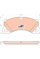 Bremsscheiben-BremsbeläGe-Kit TRW Automotive GDB1774 FüR OE 4M0 698 451 BF