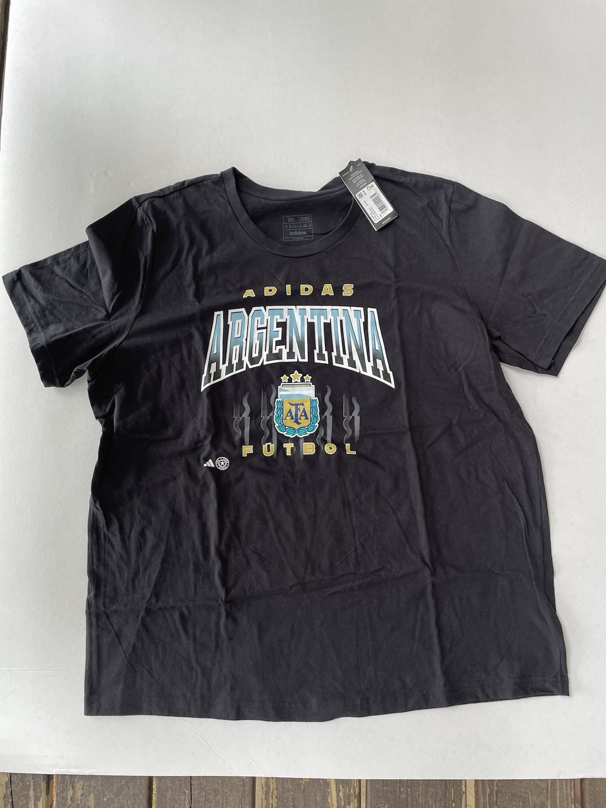 Argentina National Team Adidas Heritage T-Shirt Men’s XXL NWT