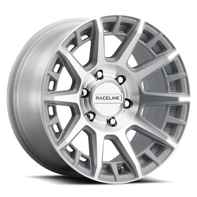 RACELINE 964MC Vector Rim 17X8.5 5X127 Offset 0 Machined (Quantity of 4)