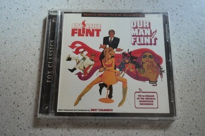 In Like Flint / Our Man Flint Soundtrack CD Jerry Goldsmith - preowned