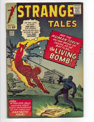 Strange Tales 112 1963 Marvel Comics VG+ 4.5 1st App of Eel Thing Mr. Fantastic
