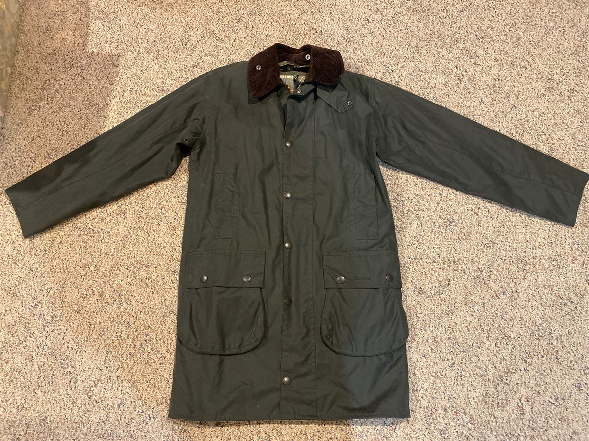 Barbour BORDER 34 England製  USED Rare BARBOUR England Waxed Border Removrable Lined Jacket
