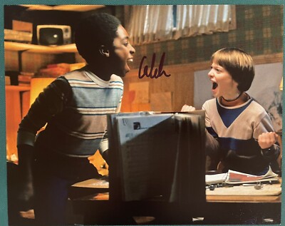 Caleb McLaughlin “Lucas” Stranger Things Signed Autographed 8x10