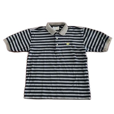 Augusta National Golf Shop Masters Striped Polo, 60s Two-Ply Mercerized, M, FLAW