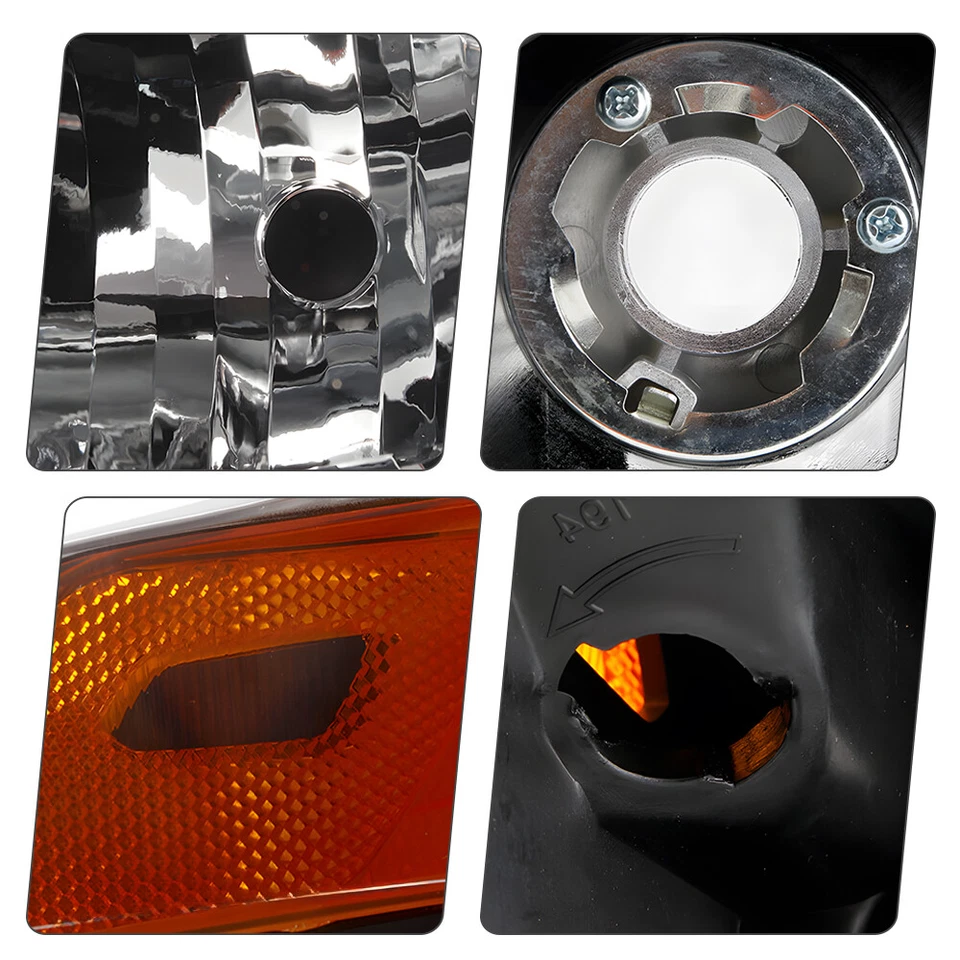 Faros halógenos para Chevrolet Equinox 2016 2017 con bombillas par izquierdo + derecho Foto 4 de 4