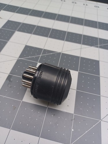 TEAC A-6010 Reel to Reel Used Parts: Dummy Plug 11 Pin - Picture 2 of 2