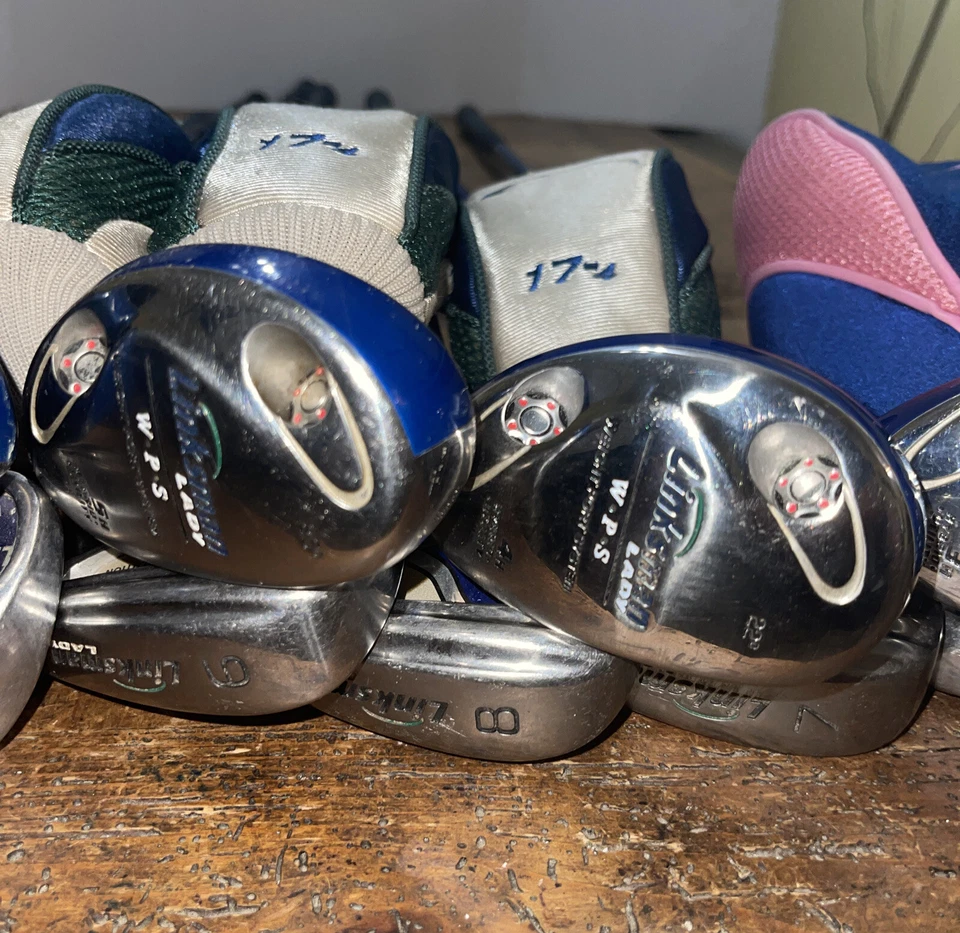 Juego de golf completo híbrido y hierros Linksman Lady para dama R.H. Juego de 12 Foto 4 de 4