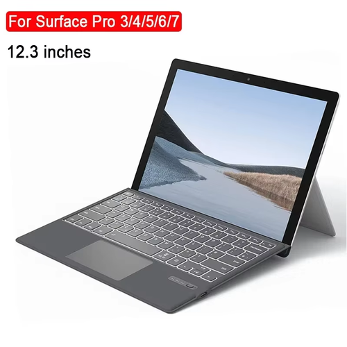 Trackpad Keyboard for Microsoft Surface Pro 3 4 5 6 7 Go 1 2 3 Bluetooth Wireles - 第 10/14 張圖片