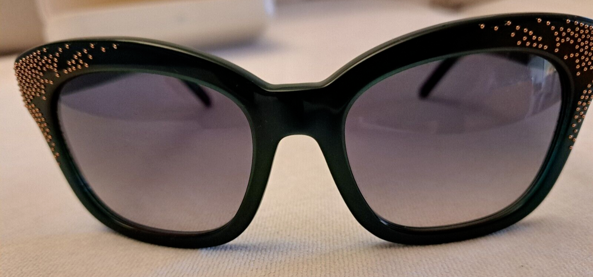 Chloe Suns CE626S Italian Green Gold Sunglasses w Case 55-19  display picture 1