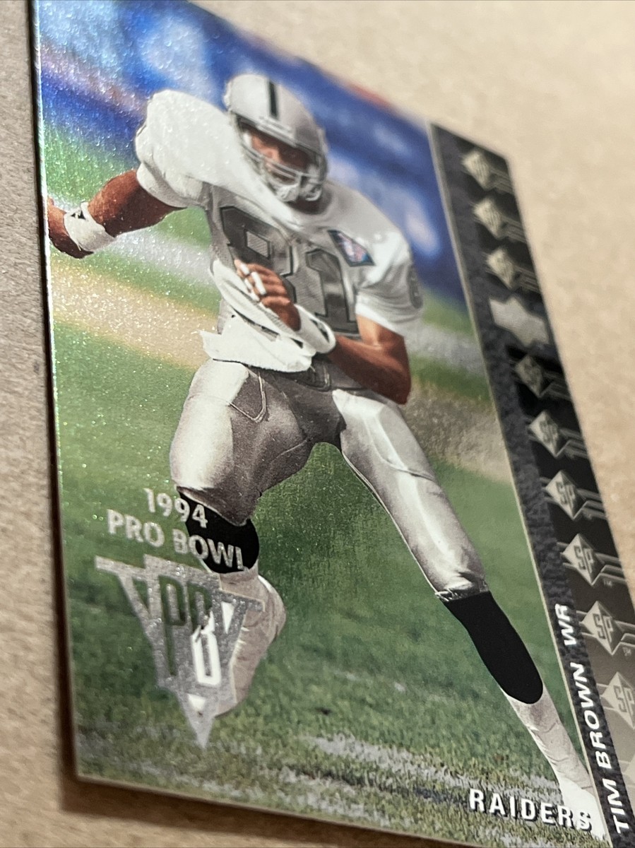 Tim Brown 1994 Upper Deck SP Pro Bowl Foil Football Card. Raiders