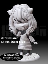 Anime SPY Anya Forger cunning funny lovely girl Resin 3D Print GK Kit Figure